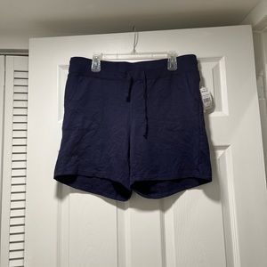 - - - BEALLS Silverwears, women's blue shorts, size 2X, ties at the waist